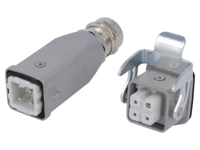 Conector HDC drept 400V 10A foto