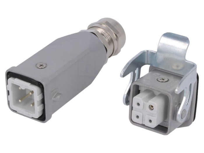 Conector HDC drept 400V 10A