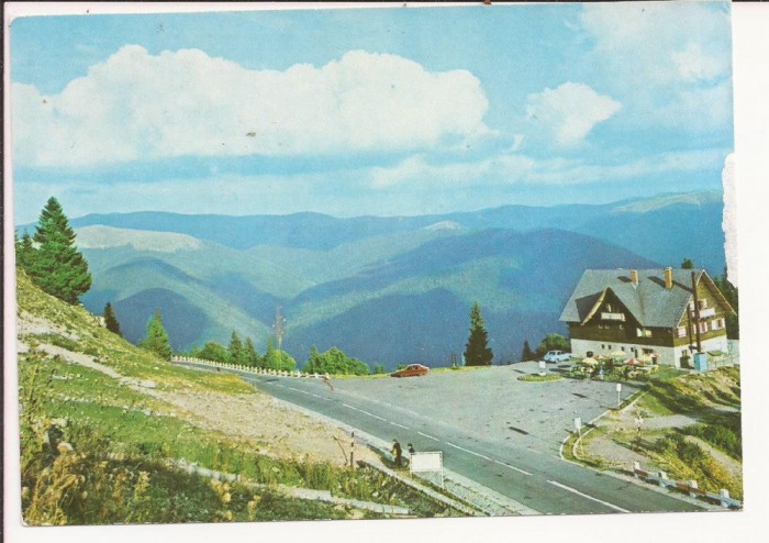 Carte Postala veche -Sinaia - Cabana Bradet 1978 , necirculata