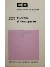 George Thomson - Inspiratie si descoperire (Editia: 1973) foto