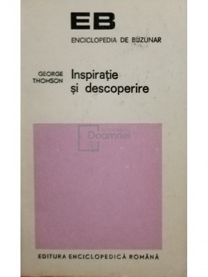 George Thomson - Inspiratie si descoperire (editia 1973) foto