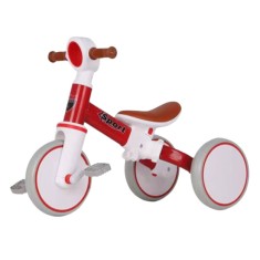 Tricicleta ride on 2 in 1 Sport rosu foto