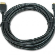 Cablu Gembird CC-HDMID-6, HDMI - micro HDMI, 1.8 m, Bulk (Negru)