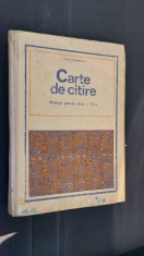 CARTE DE CITIRE MANUAL PENTRU CLASA A VI-A - Lucia Atanasescu 1980