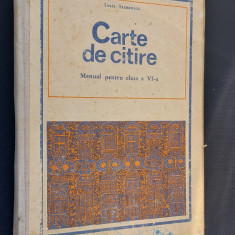 CARTE DE CITIRE MANUAL PENTRU CLASA A VI-A - Lucia Atanasescu 1980