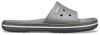 Papuci Crocs Crocband III Slide Gri Slate Grey/White, Unisex, Spuma Croslite, Relaxed Fit, Plaja/Casa