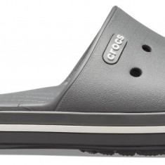 Papuci Crocs Crocband III Slide Gri - Slate Grey/White