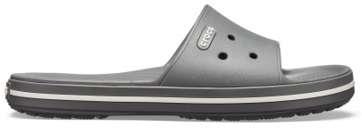 Papuci Crocs Crocband III Slide Gri - Slate Grey/White foto