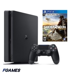 Consola Sony Playstation 4 Slim Ps4 500gb + Controller + Tom Clancy&amp;#x2019;s Ghost Recon Wildlands PlayStation 4, Second-Hand