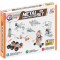 Set de construit metalic, TechnoK, 8 modele de vehicule spatiale, 225 de piese