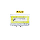 Set 120 Tuburi Bratari Ceas, Otel Inoxidabil, 1.8mm Diametru, 6-26mm Lungime, Telescoape &le; 1.5mm, WZ634 Time Veranda