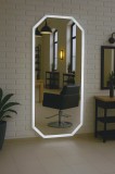 Consolă coafor frizerie oglindă coafor LED 170x70 PRO acrilic