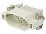 Conector HDC cu Inserturi de Contact Tată S-D PIN 15 -40&divide;125&deg;C