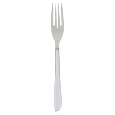Furculiță Tac&acirc;muri, Otel Inoxidabil, M&acirc;ner Alb, 21cm