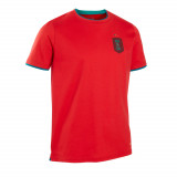 Tricou Fotbal FF100 Replică Portugalia 2024 Roșu Copii, Kipsta