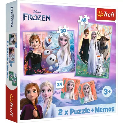 Puzzle Trefl 2 in 1 memo Frozen foto