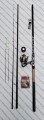 Set Feeder Baracuda Black Panther 3.60m, Mulineta EFB5000 6 Rulmenti, Fir 150m, 3 Varfuri, Actiune 50-150gr, Carbon Compozit