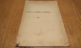 HARTA CIMPIEI ROMANE - Nicolae M. Popp - Bucuresti, 1946, 6 p.+ harta