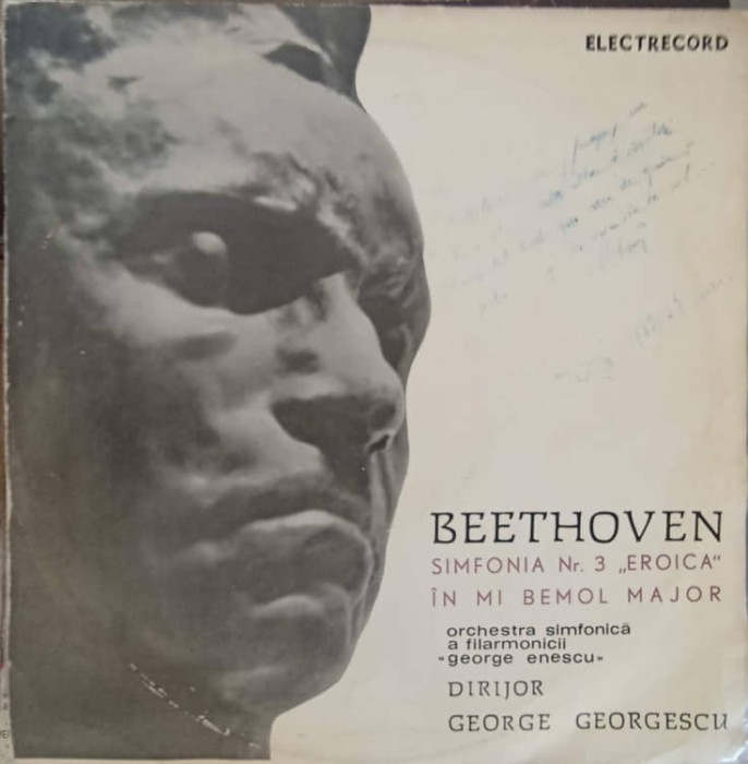 Disc vinil, LP. Simfonia Nr. 3 &quot;Eroica&quot; in Mi Bemol Major-Beethoven, Orchestra Simfonica A Filarmonicii &quot;Ge-251486