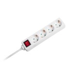 Prelungitor 4 prize cu intrerupator 1.5m 3G1.5mm2 alb V-TAC SKU-8764