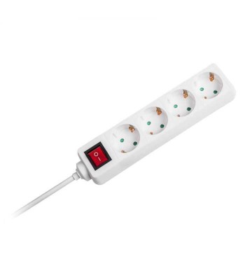 Prelungitor 4 prize cu intrerupator 1.5m 3G1.5mm2 alb V-TAC SKU-8764 foto