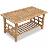 Masuta de cafea din bambus, 90 x 50 x 45 cm GartenMobel Dekor, vidaXL