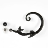 Cercei pisica si perla neagra