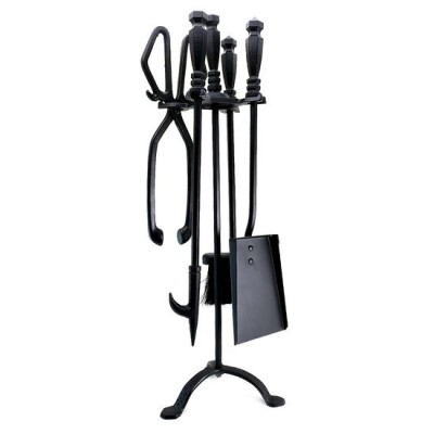 Set accesorii semineu, suport cu 4 piese, 60&amp;nbsp;cm&amp;nbsp; GartenVIP DiyLine foto