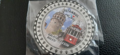 XG Magnet frigider - tematica turism - Turcia - Istambul Galata Kulesi Taksim foto