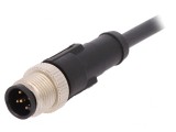 Cablu M12 5 PIN 2m 60VAC 4A