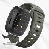 Curea din silicon compatibila cu Samsung Galaxy Watch8 40mm, Chrome Gray