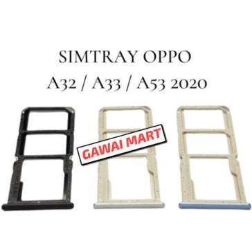 Suport SIM OPPO A53 4G Albastru Service Pack foto