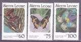 DB1 Siera Leona 1987 valorile mari 3 v. MNH