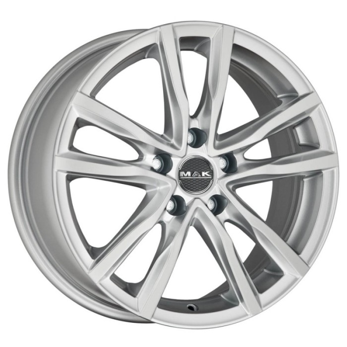Jante AUDI A1 6.5J x 16 Inch 5X100 et40 - Mak Milano Silver - pret / buc Jante AUDI A1 6.5J x 16 Inch 5X100 et40 - Mak Milano Silver - pret / buc