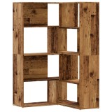 Cumpara ieftin Biblioteca 4 niveluri lemn vechi 85x85x140 cm lemn prelucrat