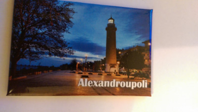 XG Magnet frigider - tematica turistica - Grecia - Alexandroupoli foto