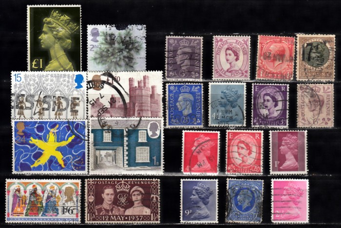 A7 T1 8 - Timbre foarte vechi - Anglia - Marea Britanie si colonii