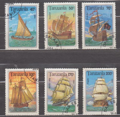 A12 S5 3 - Timbre foarte vechi - Tanzania - corabii foto