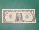 Bancnota 1 doar 1988A seria 43719686B SUA