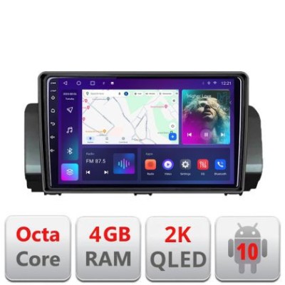 Navigatie Dacia Logan Sandero Jogger LOGAN-2022 Android Octa Core Ecran 2K QLED GPS 4G 4+32GB 360 KIT-LOGAN-2022+EDT-E409-2K CarStore Technology foto