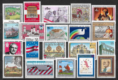 C3258 - lot timbre Austria nestampilate MNH foto