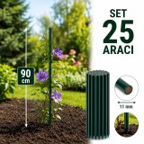Araci pentru sustinere plante - lungime 90 cm, diametru 11 mm, set 25 bucati