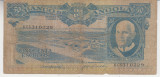 M1 - Bancnota foarte veche - Angola - 50 escudos