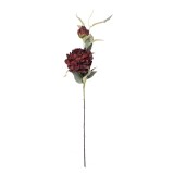 Cumpara ieftin Floare artificiala rosie verde 14x14x78 cm