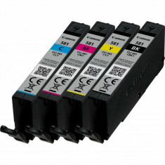 Combo-Pack Original Canon CMYK CLI-581C/M/Y/BK pentru Pixma TR7550|TS6150|TS6250|TS705|TS8150|TS8250|TS9150|TS9155|TS9550 incl.TV 0.11 RON &quot;2103C