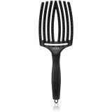 Olivia Garden Fingerbrush Boar &amp; Nylon perie de par cu peri de nailon și de mistreț Full Black L 1 buc