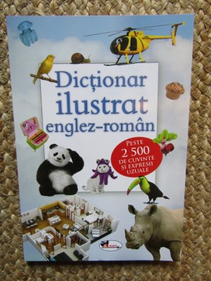 Dictionar ilustrat englez-roman foto