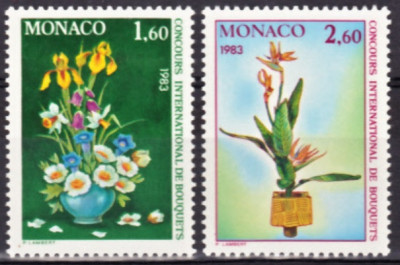 C2308 - Monaco 1982 - Flora 2v.neuzat,perfecta stare foto
