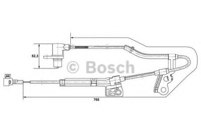 Senzor ABS / turatie roata TOYOTA COROLLA Verso (ZER, ZZE12, R1) (2004 - 2009) BOSCH 0 265 006 677 foto