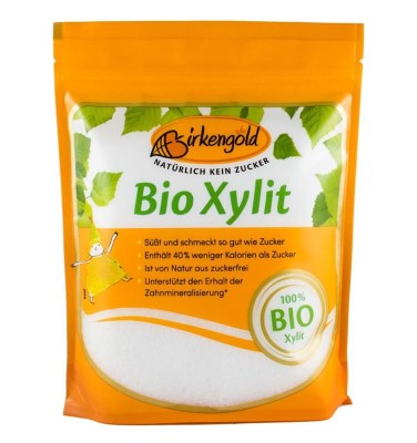 Indulcitor 100% Xylitol Bio Birkengold 500gr foto